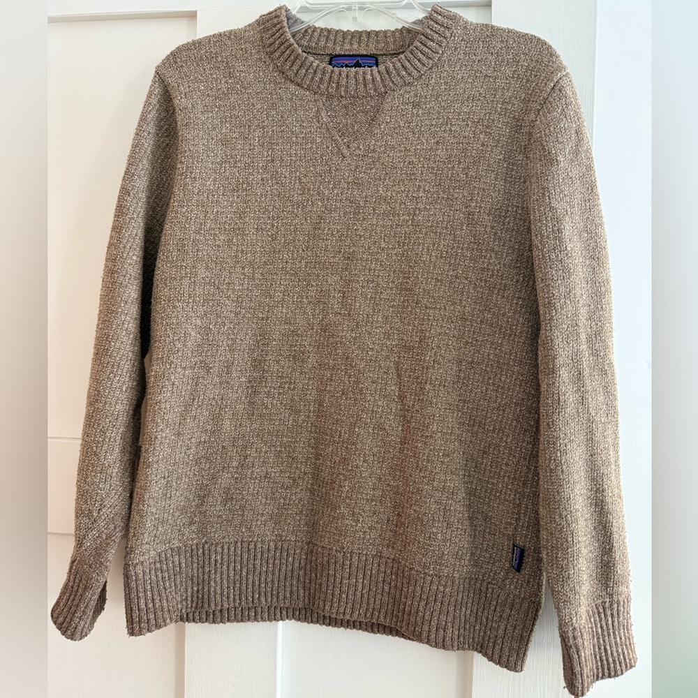 Beige Patagonia Crewneck Sweater Men’s Size Small